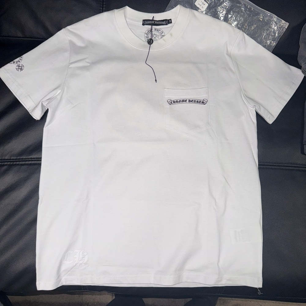 Chrome Hearts White Short Sleeve Tee